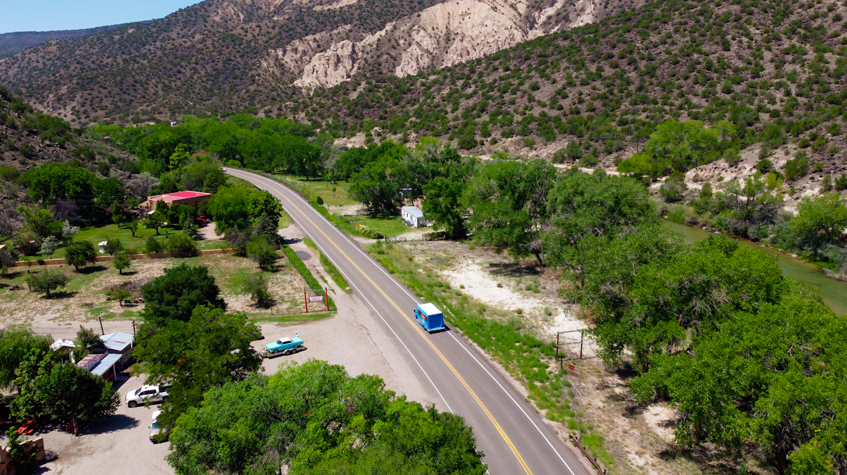 Winding Santa Fe Road